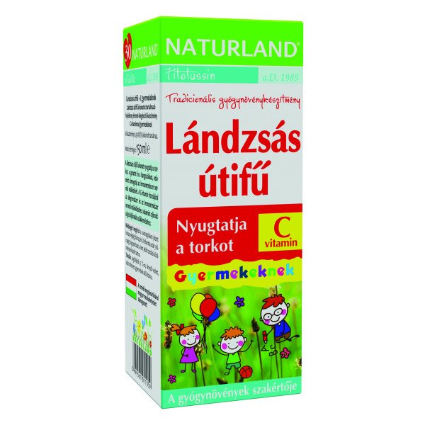 Naturland Lándzsás útifű + C szirup gyermekeknek (150ml)