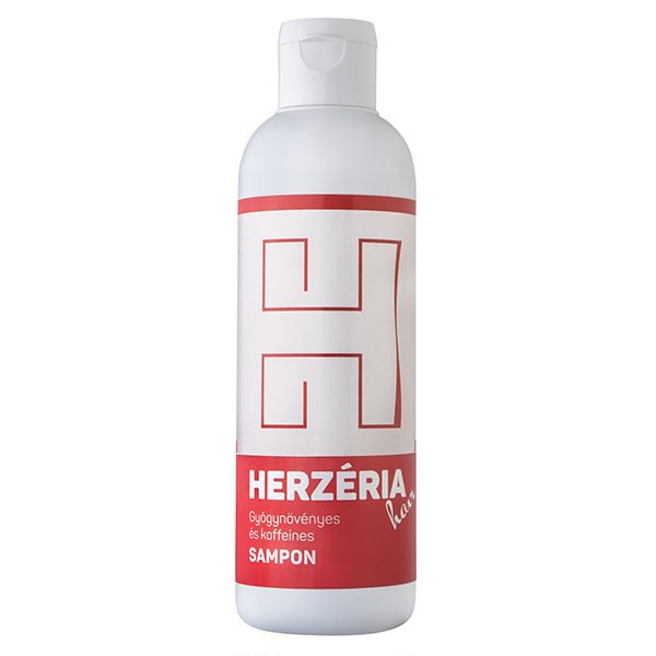 Herzéria Hair Gyógynövényes sampon koffeinnel és keratinnal (200ml)