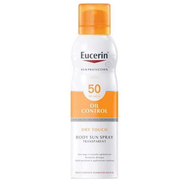 Eucerin Sun Oil Control Dry Touch (színtelen napozó aerosol spray SPF 50) (200ml)